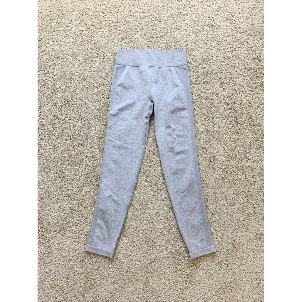 GymShark Gray High Waist Vital Seamless 2.0 Leggings Large